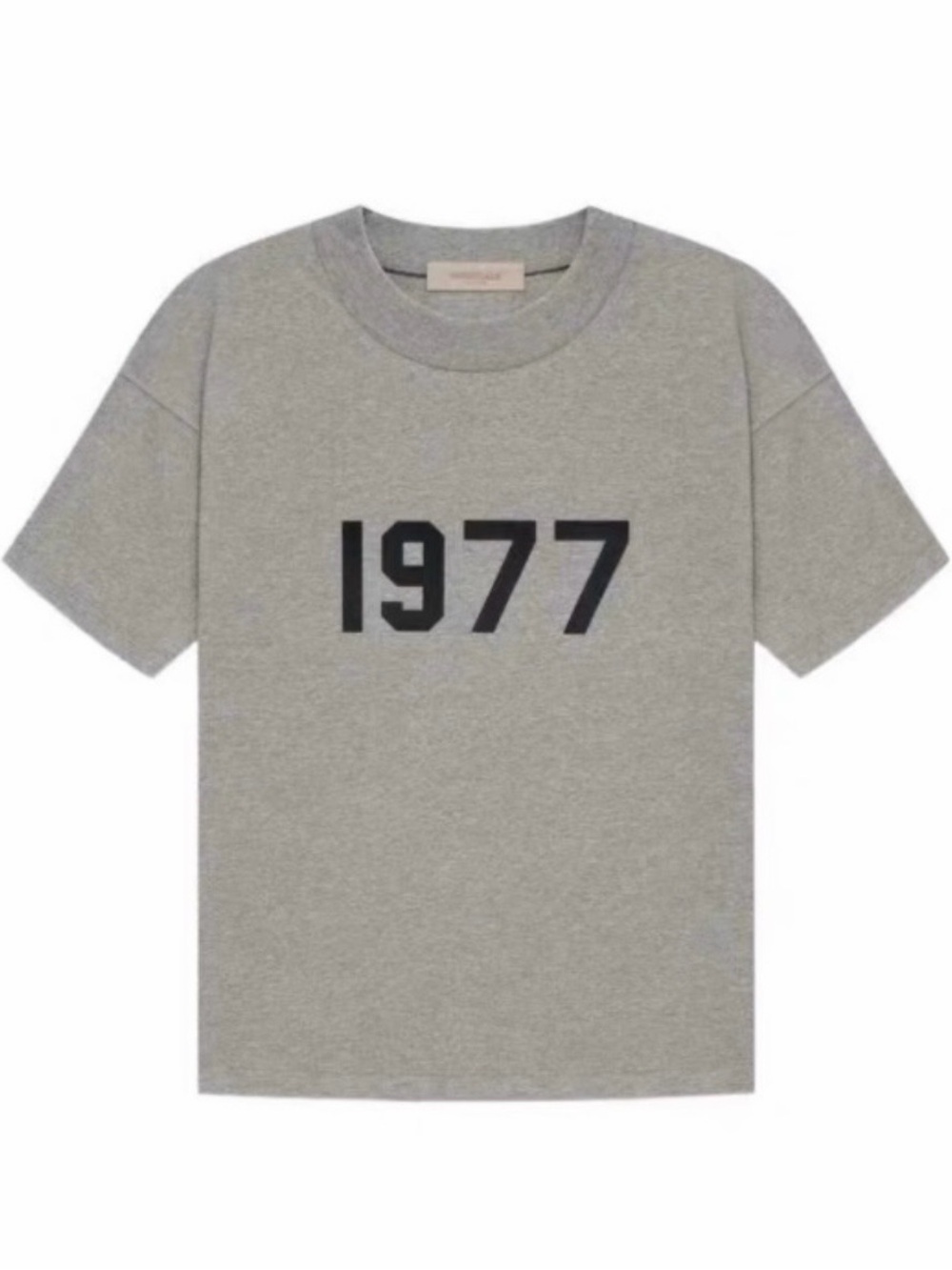 Essentials Gray '1977' Short Sleeve Graphic Tee - Picture 2 of 8